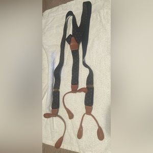 Suspenders. Navy and Burgundy.